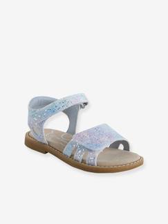Schoenen-Meisje shoenen 23-38-Sandalen-Glitzersandalen met klittenband voor kinderen, kleutercollectie