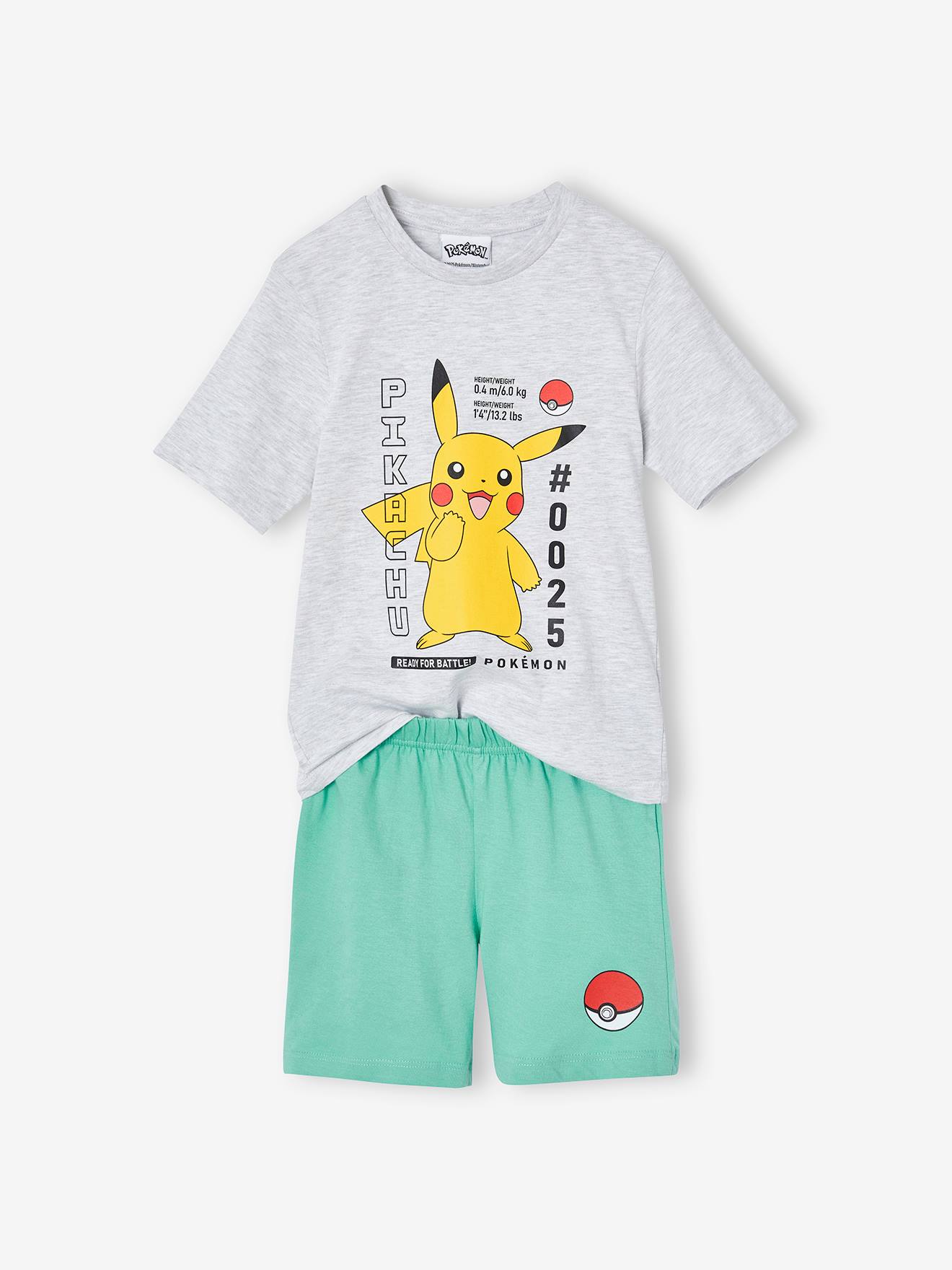 Pokémon® Pikachu pyjamabroek gemêleerd grijs
