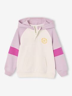 -Colorblock sporthoodie voor meisjes