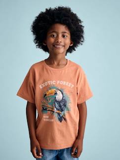 Jongens-Jongensshirt dierenmotief