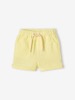 Baby-Short-Babysweater van katoengaas