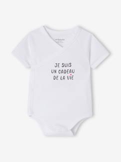 Baby-Body-Body met korte mouwen en opschrift