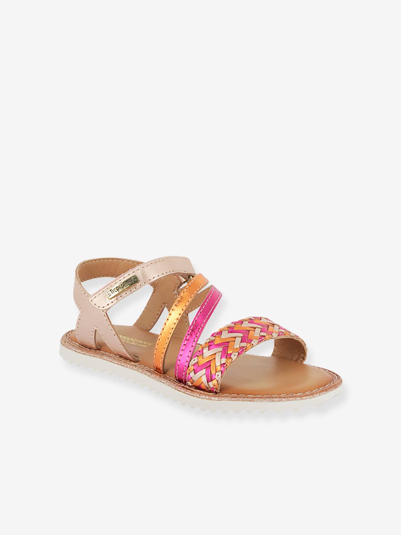 Leren sandalen voor kinderen Iogym GEOX J VANIETT BOY rozen afbeelding