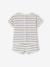 Geboorteset honingraatmotief T-shirt en short ecru - vertbaudet enfant 