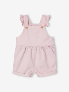 -Korte babytuinbroek van linnen en lyocell