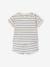 Geboorteset honingraatmotief T-shirt en short ecru - vertbaudet enfant 
