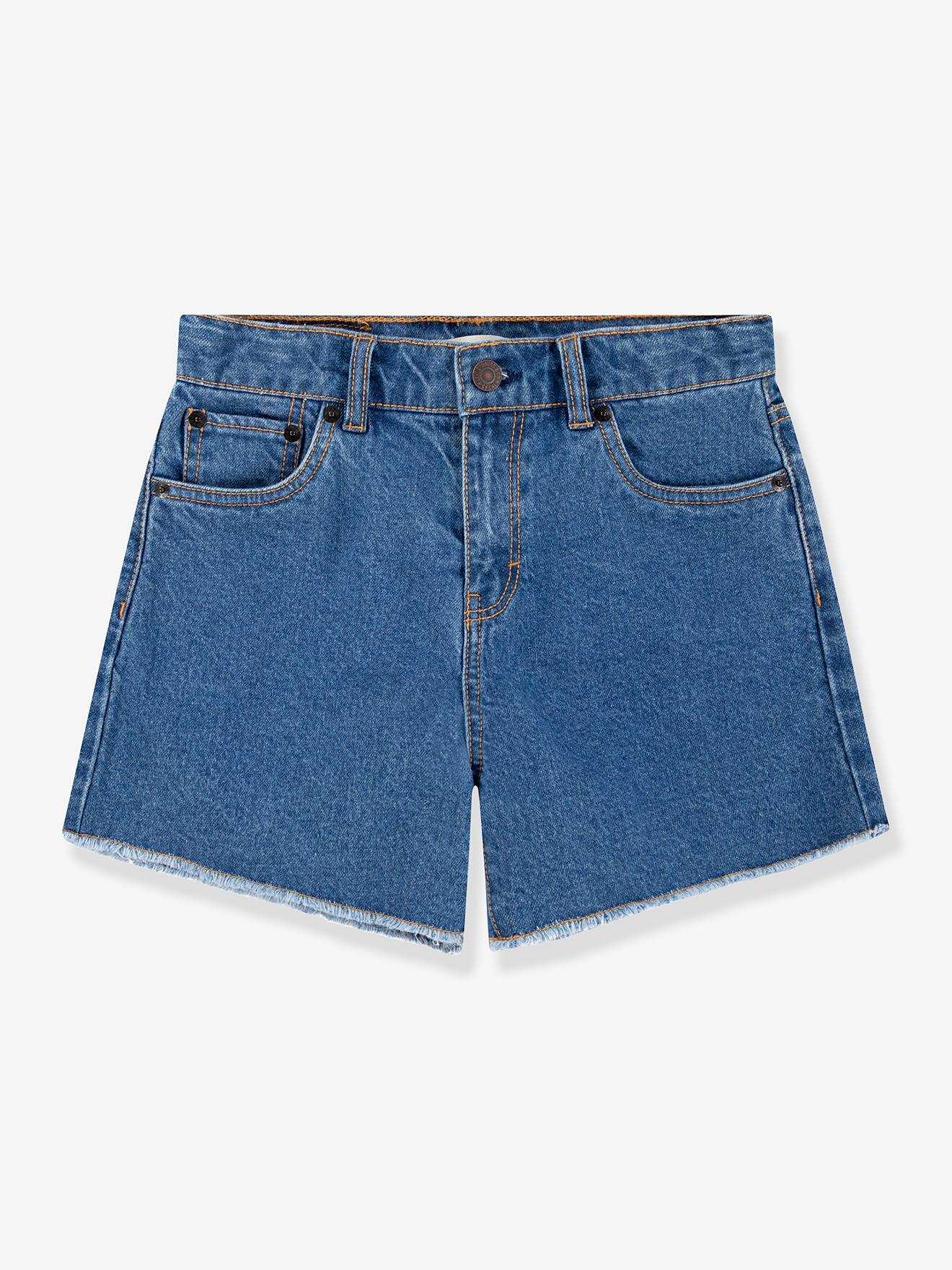 Short en jeans LEVI'S® meisje ongewassen denim afbeelding