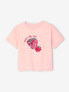 Meisje-Meisjesshirt met lovertjes