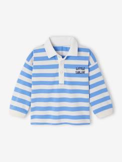 Baby-T-shirt, souspull-Polo met brede strepen voor baby's