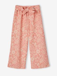 Meisje-Driekwart meisjesbroek met print