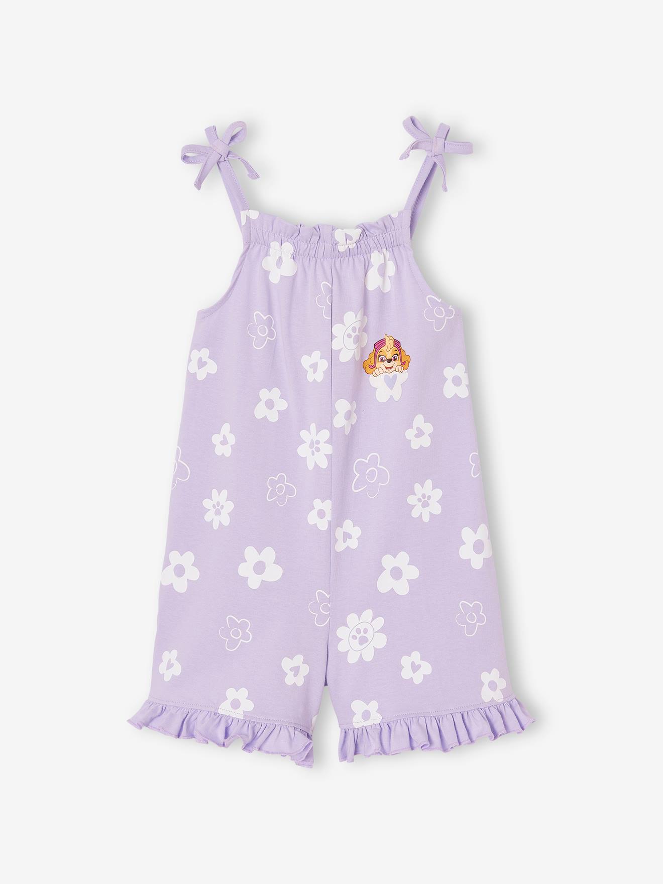 Combishort PAT PATROUILLE® Stella met bloemenprint lila