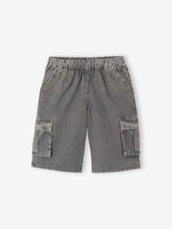 Jongens-Bermuda battle met een verbleekte look voor jongens