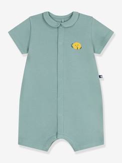 Baby-Salopette, jumpsuit-Kort boxpakje voor baby's met rond kraagje PETIT BATEAU