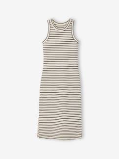 Meisje-Lange tanktopjurk met Amerikaanse mouwen voor meisjes JONEN