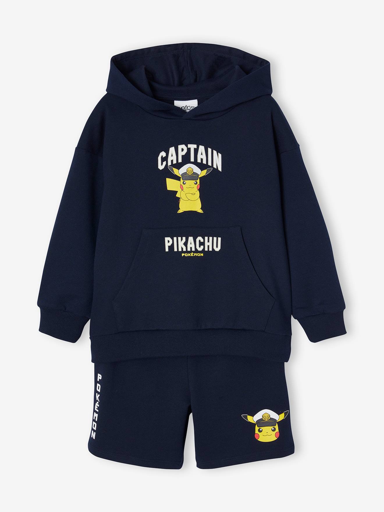Set hoodie + short Pokemon® marineblauw