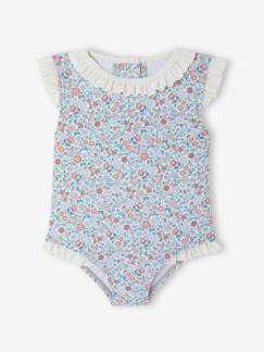 -Badpak voor babymeisjes  met opening op de rug