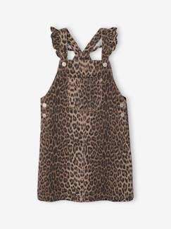 Meisje-Jurk-Jumpsuit met luipaardprint voor meisjes