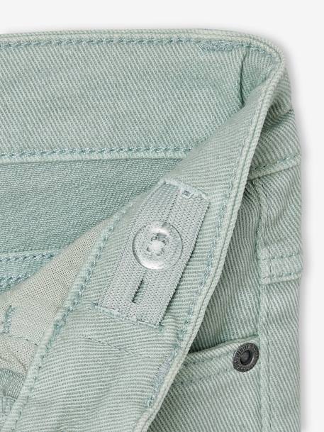 Gekleurde slim fit MorphologiK MEDIUM jongens beige+grijsblauw+groen+leiblauw+nachtblauw+smaragdgroen+terracottategel - vertbaudet enfant 