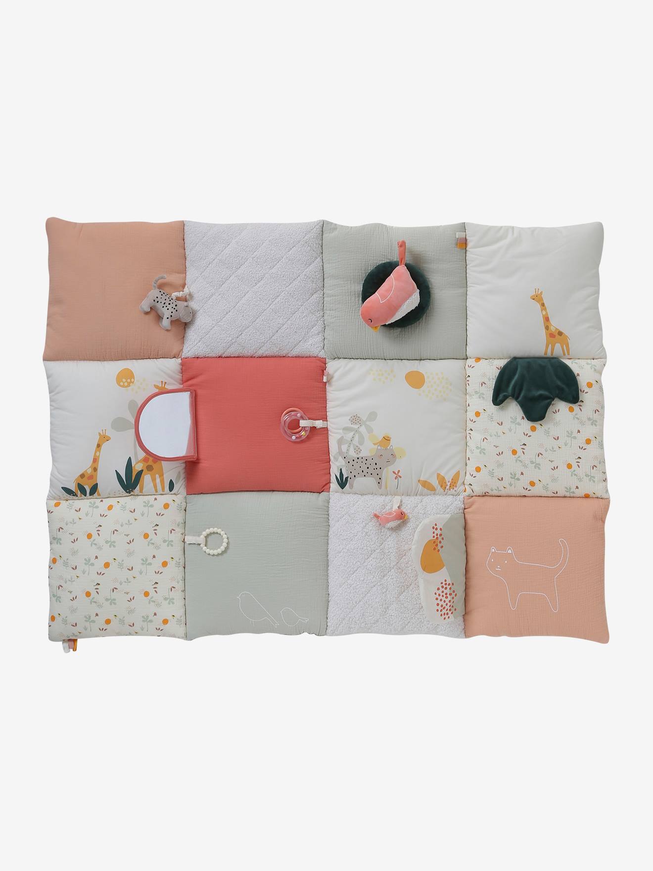 Zacht speelkleed CROQUE LA VIE rozen afbeelding