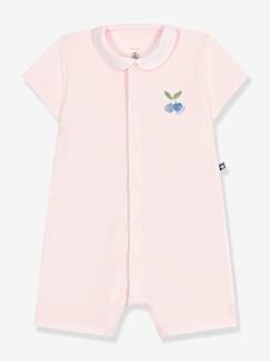 Baby-Salopette, jumpsuit-Babyrompertje met rond kraagje PETIT BATEAU
