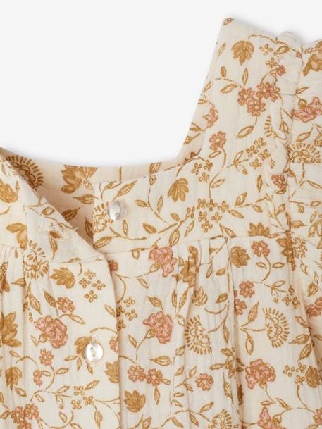 Cadeauset met jurk + broekje + haarband voor baby ecru - vertbaudet enfant 