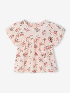 Baby-Biologisch katoenen bloemetjes T-shirt voor baby's