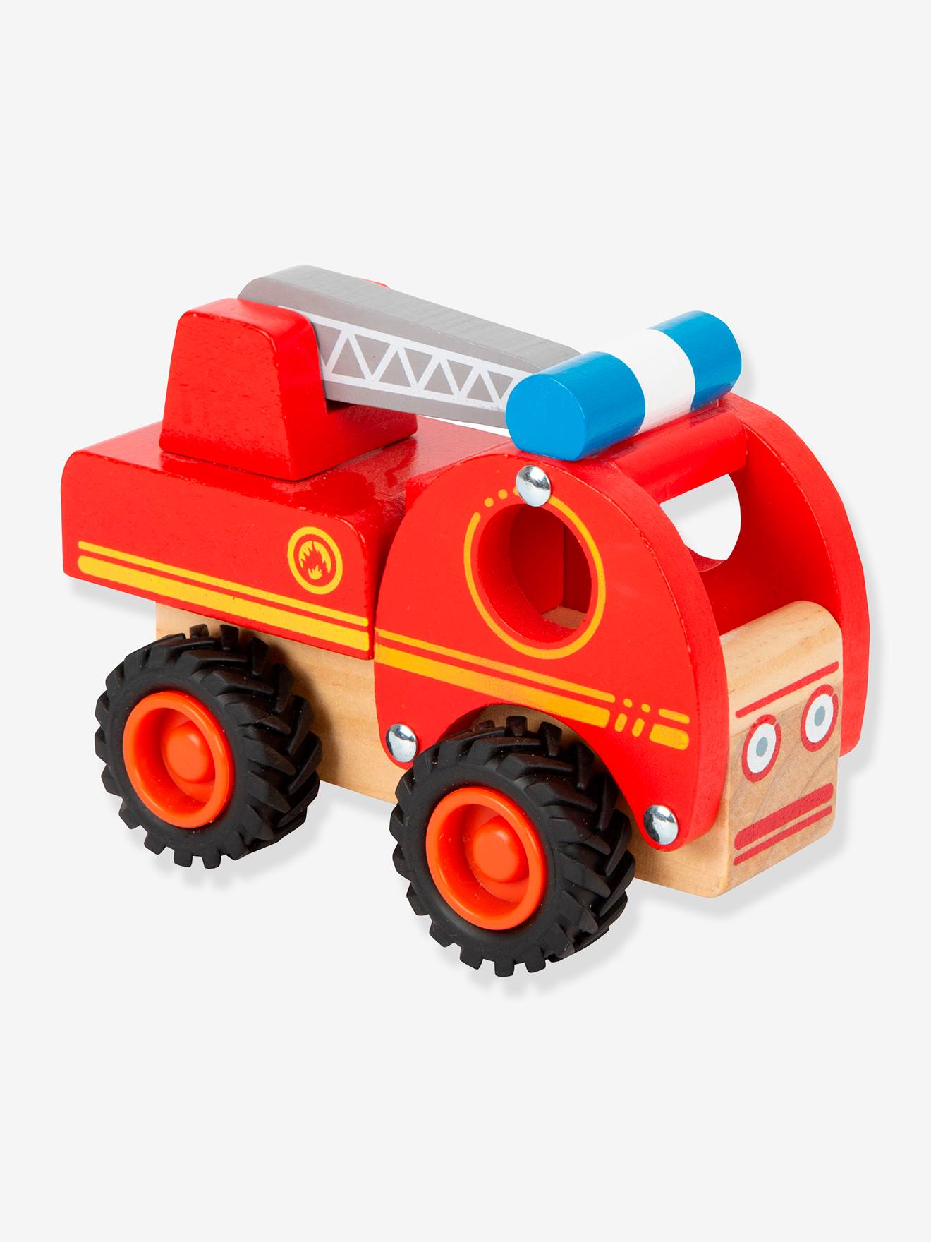 Baby brandweerauto small foot® gemaakt van FSC®-hout rood