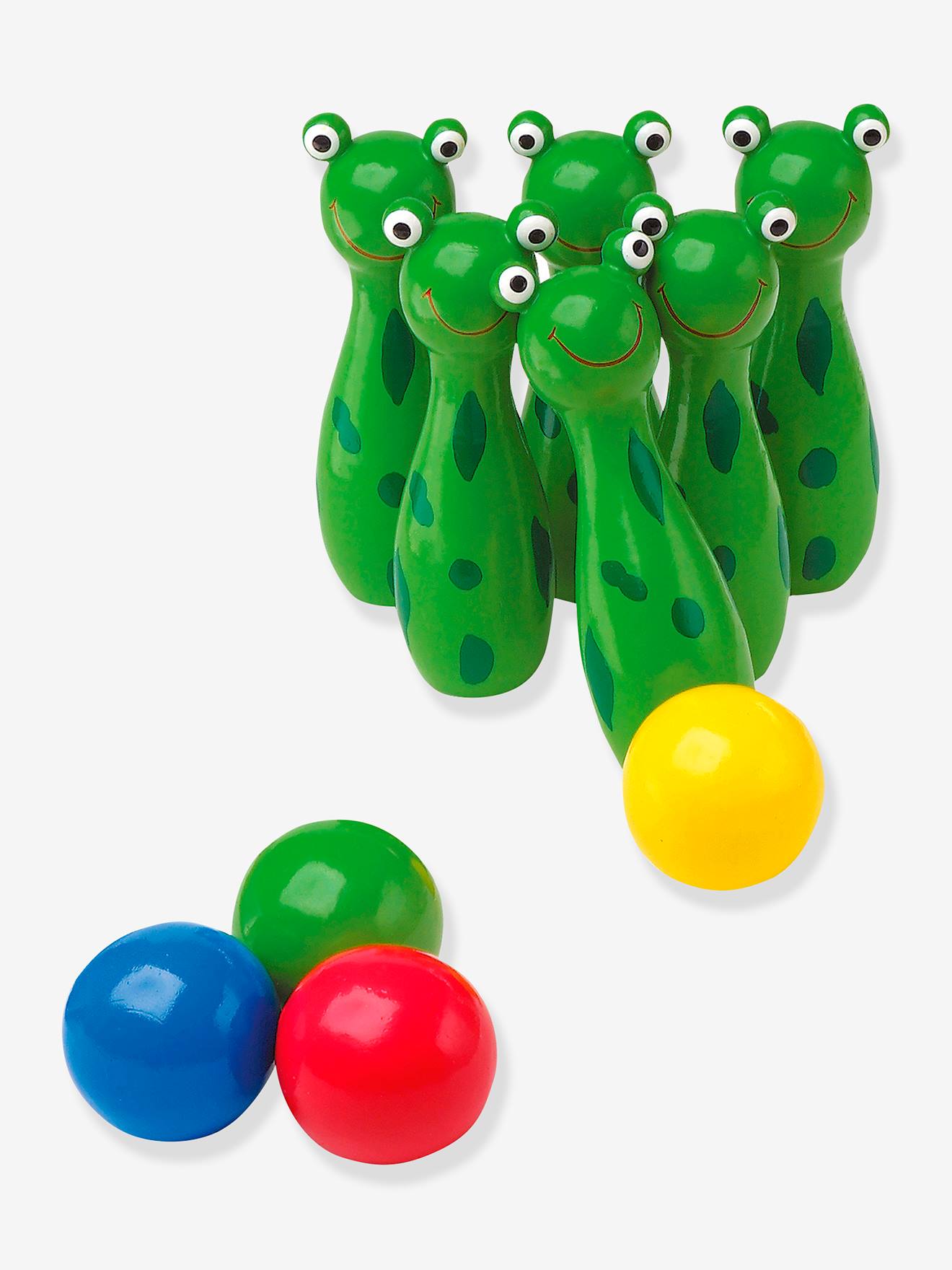 Kikkerkegels voor kinderen small foot®, 10 stuks meerkleurig