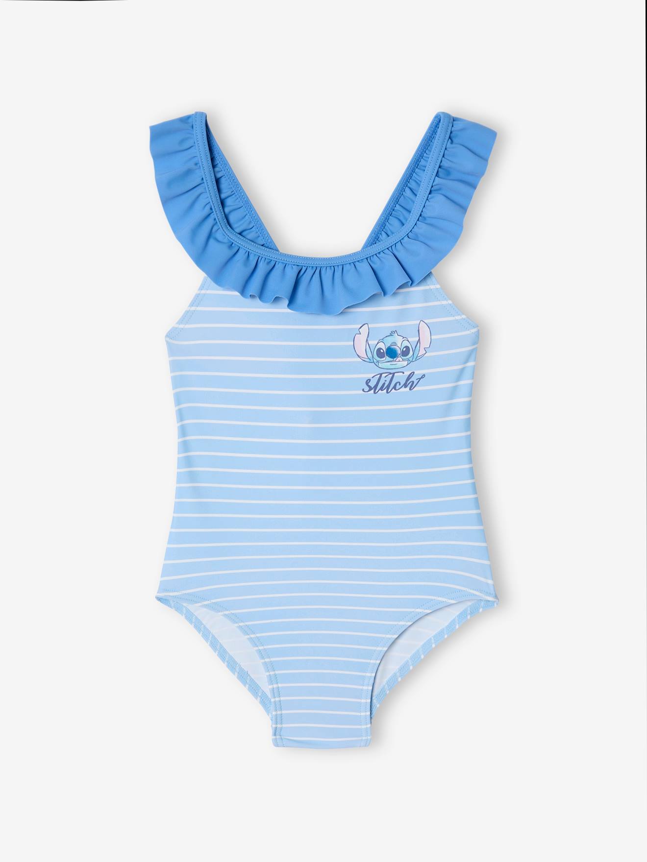 Badpak Disney® Lilo & Stitch blauw, gestreept