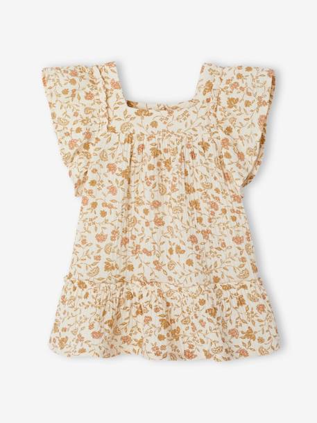 Cadeauset met jurk + broekje + haarband voor baby ecru - vertbaudet enfant 