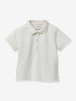 Baby-T-shirt, souspull-T-shirt-Polo in piqué gebreide stof baby - Biologisch katoen CYRILLUS