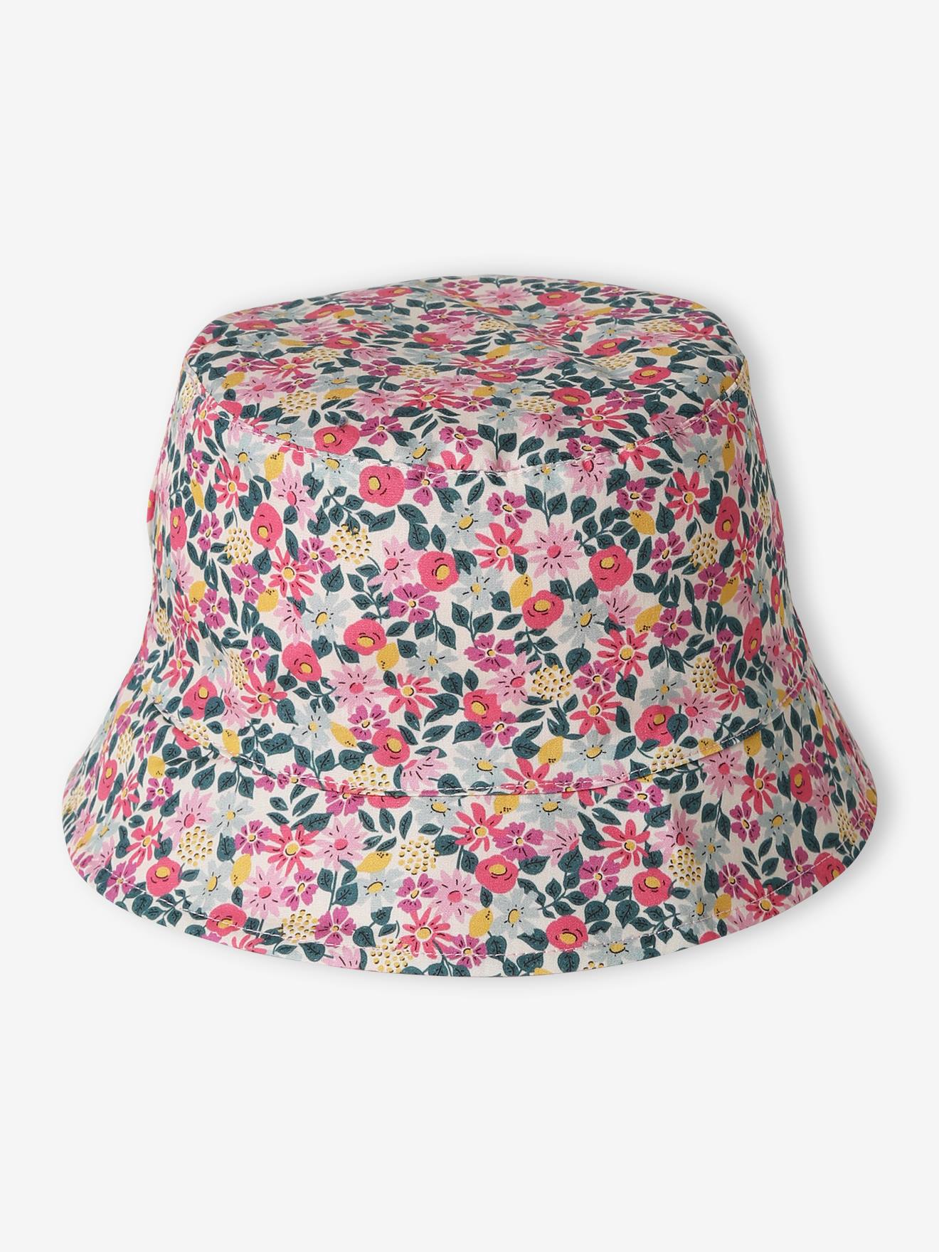 Omkeerbare sweater met bloemenprint voor meisjes snoepjesroze