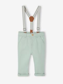 Baby-Broek, jean-Babybroekje met afneembare bretels