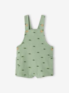 Baby-Salopette, jumpsuit-Bedrukte korte sweater van fleece voor baby's