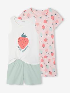 Meisje-Pyjama, surpyjama-Set van 2 pyjamabroeken voor meisjes