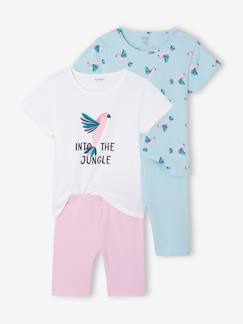 Meisje-Pyjama, surpyjama-Set van 2 pyjama's voor meisjes