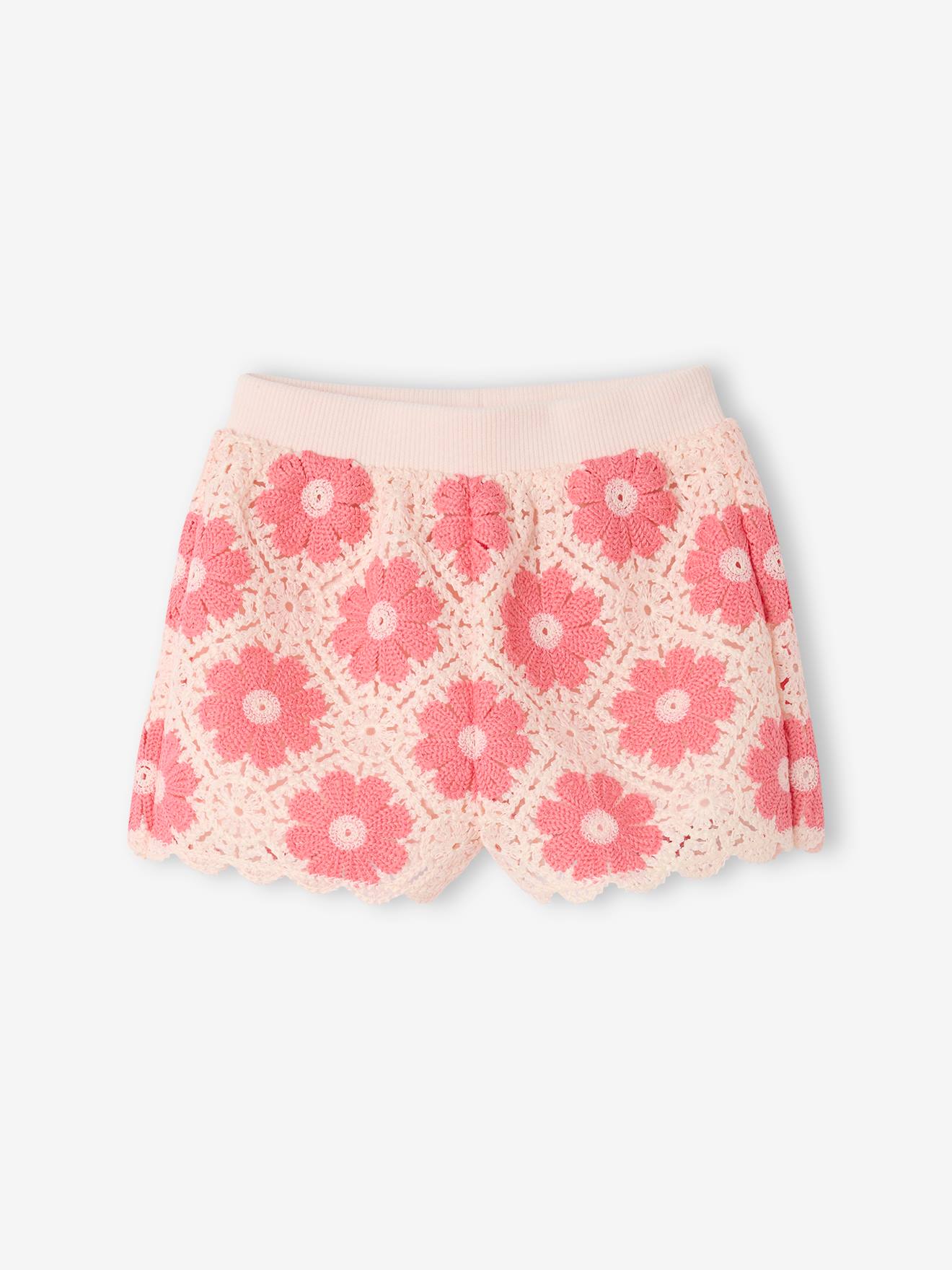 Gehaakte babybroek ecru