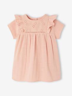 Baby-Rok, jurk-Babyjurk van katoengaas