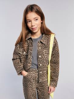 Meisje-Oversized luipaardjas JONEN