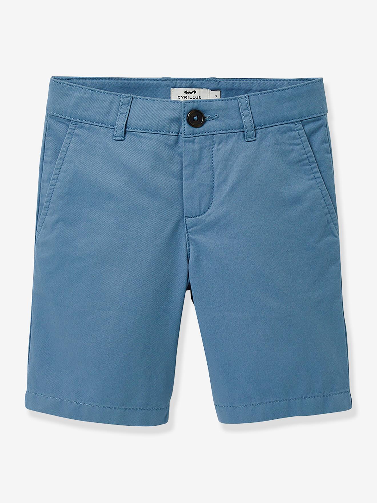 Bermuda chino jongen CYRILLUS blauw afbeelding