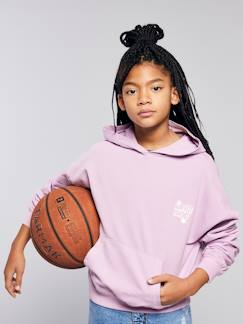 Meisje-Oversized hoodie voor meisjes JONEN