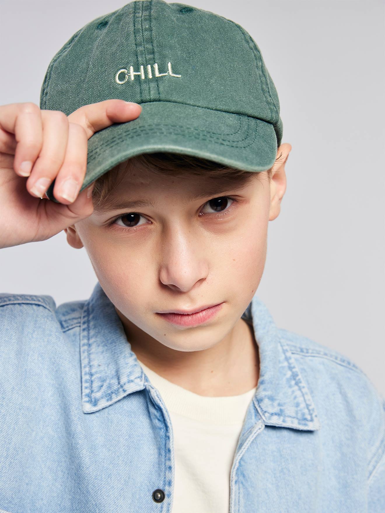 Kinderpet "Chill" blauwgroen afbeelding