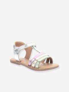 Schoenen-Meisje shoenen 23-38-Sandalen-Leren kindersandalen Diamanto KICKERS®