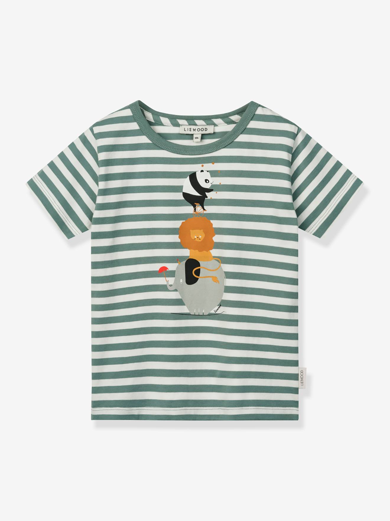 T-shirt met korte mouwen en Apia LIEWOOD-print groen afbeelding