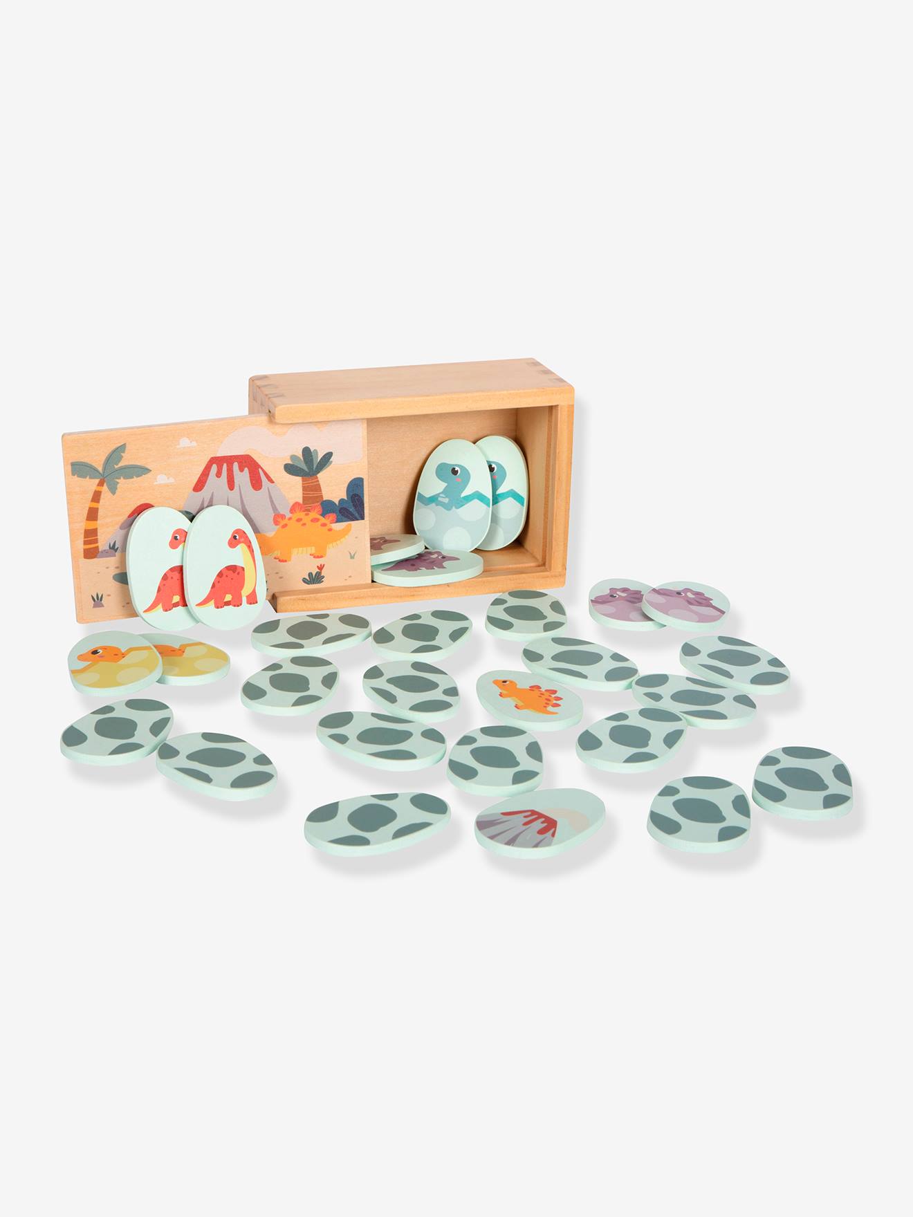Memoryspel voor kinderen DINO small foot® FSC®-hout meerkleurig