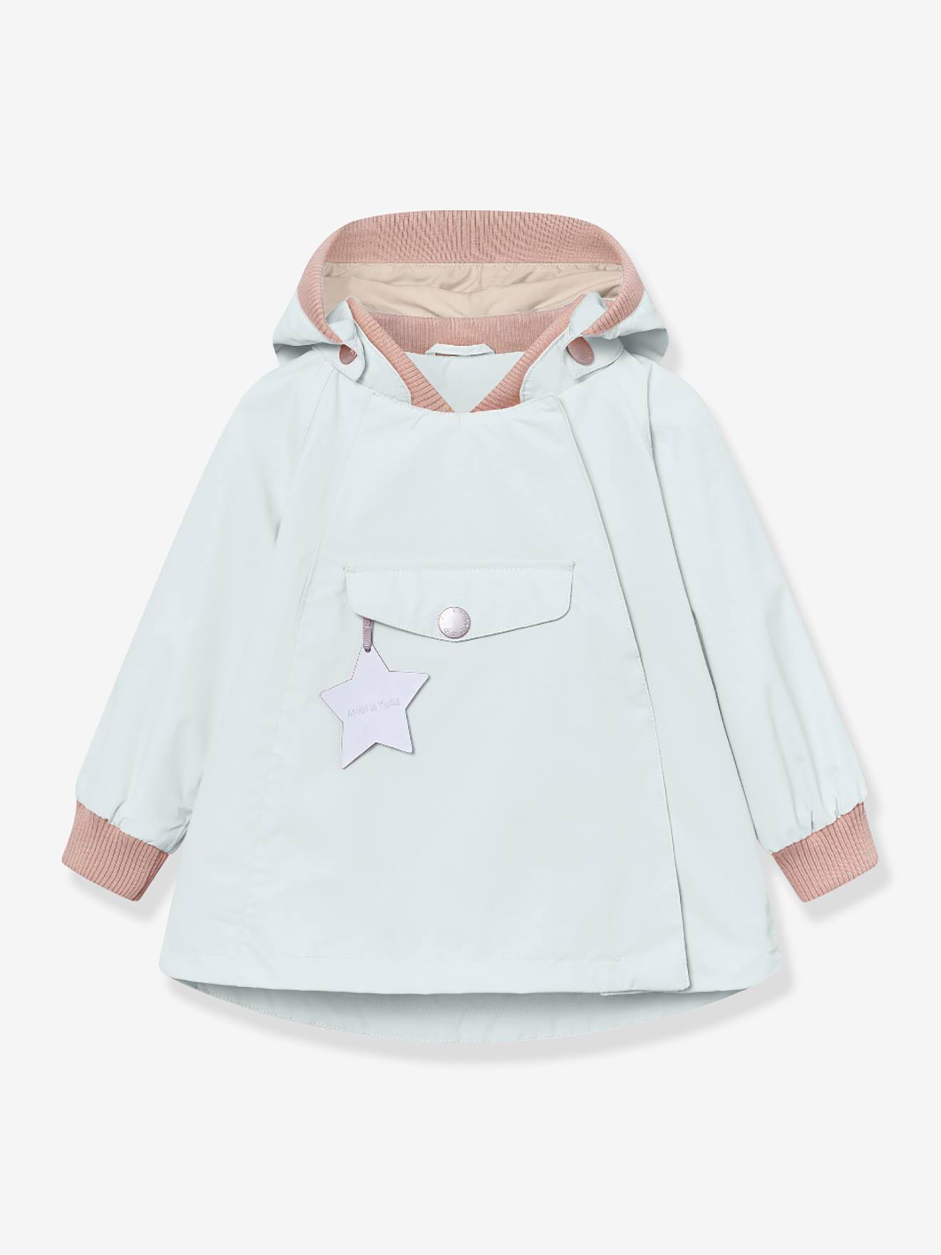 Tussenjas voor babymeisjes MATWAI MINI A TURE bleekblauw afbeelding