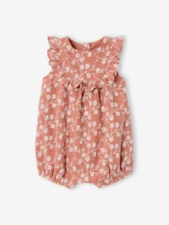 Baby-Salopette, jumpsuit-Babypakje voor pasgeborenen met sierbreisel