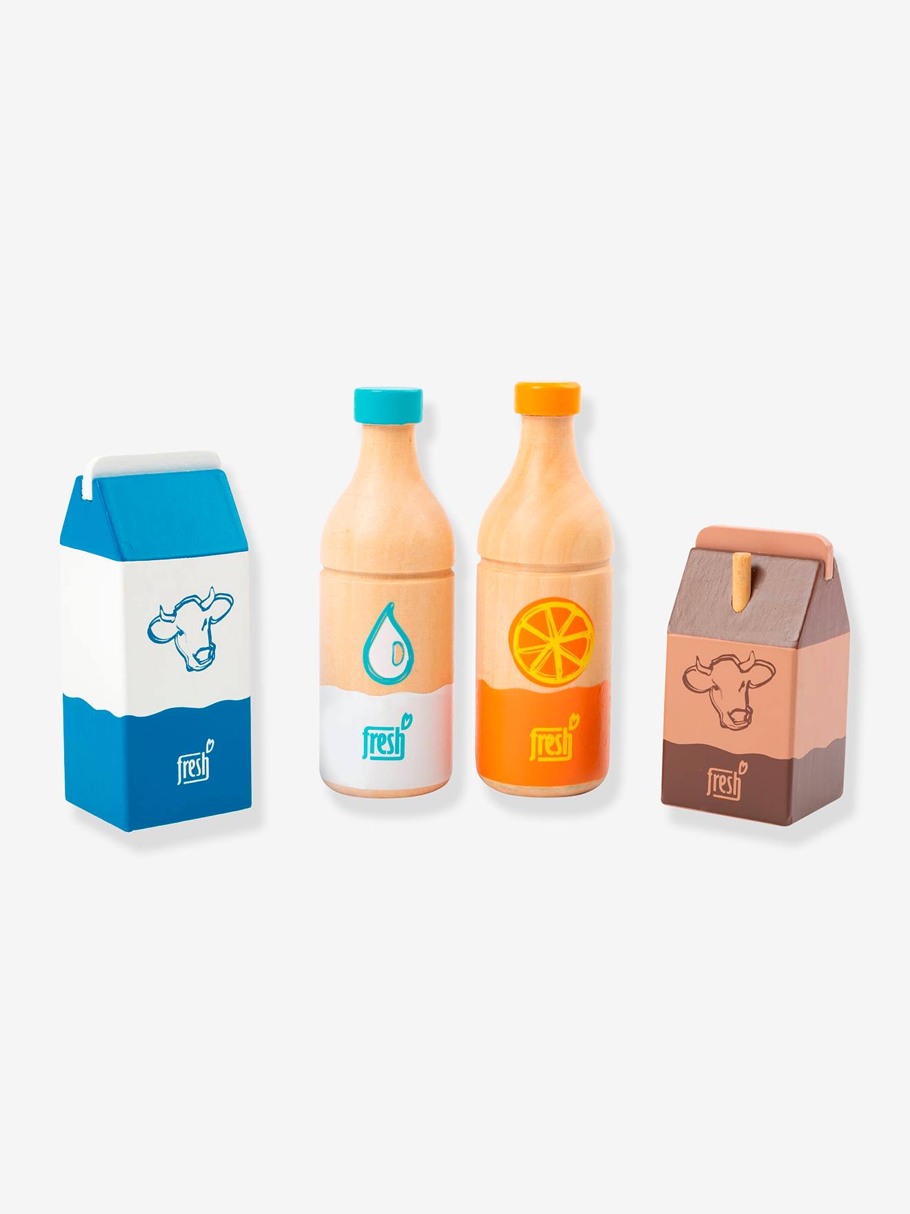FRESH drankenset voor winkel SMALL FOOT®, 4 stuks meerkleurig afbeelding