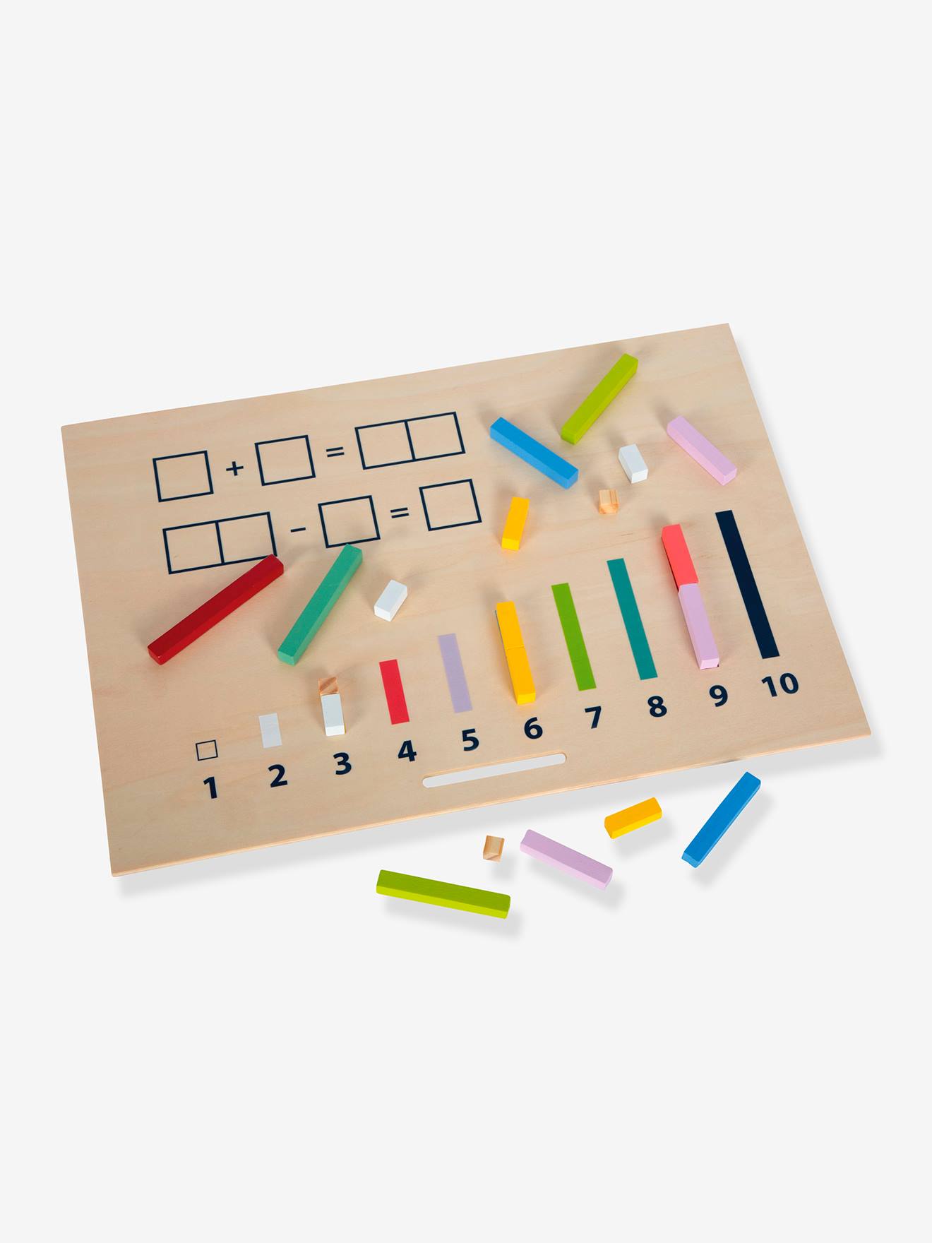 Leerbox voor kinderen met getalstaafjes EDUCATE small foot® FSC®-hout meerkleurig