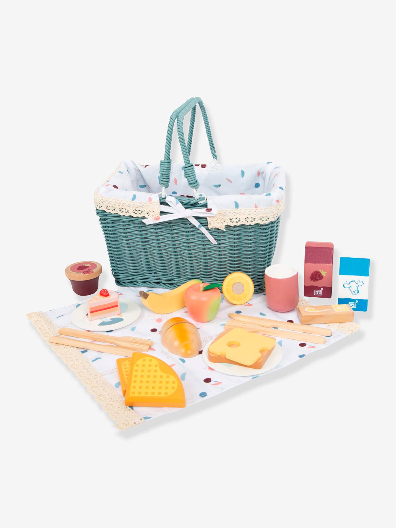 Picknickmand voor kinderen TASTY small footยฎ, 24 stuks meerkleurig